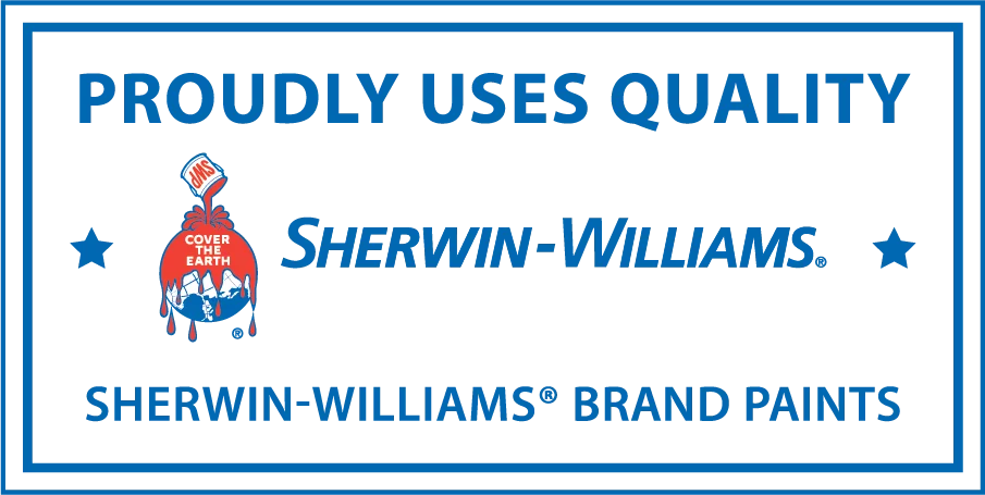 Proudly Uses Quality Sherwin-Williams Brand Paints